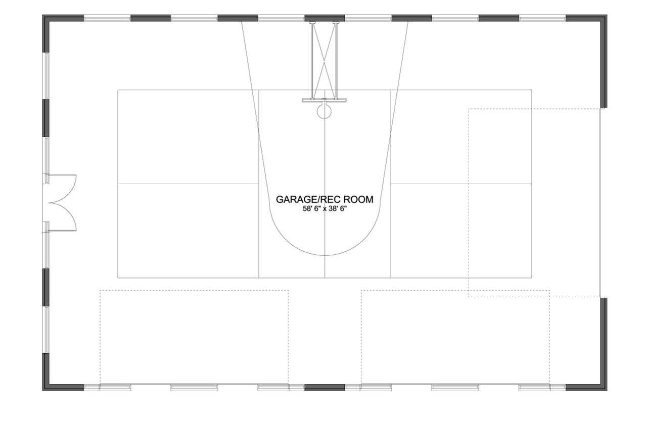 Farmhouse House Plan - Carney Garage 65530 - 1st Floor Plan