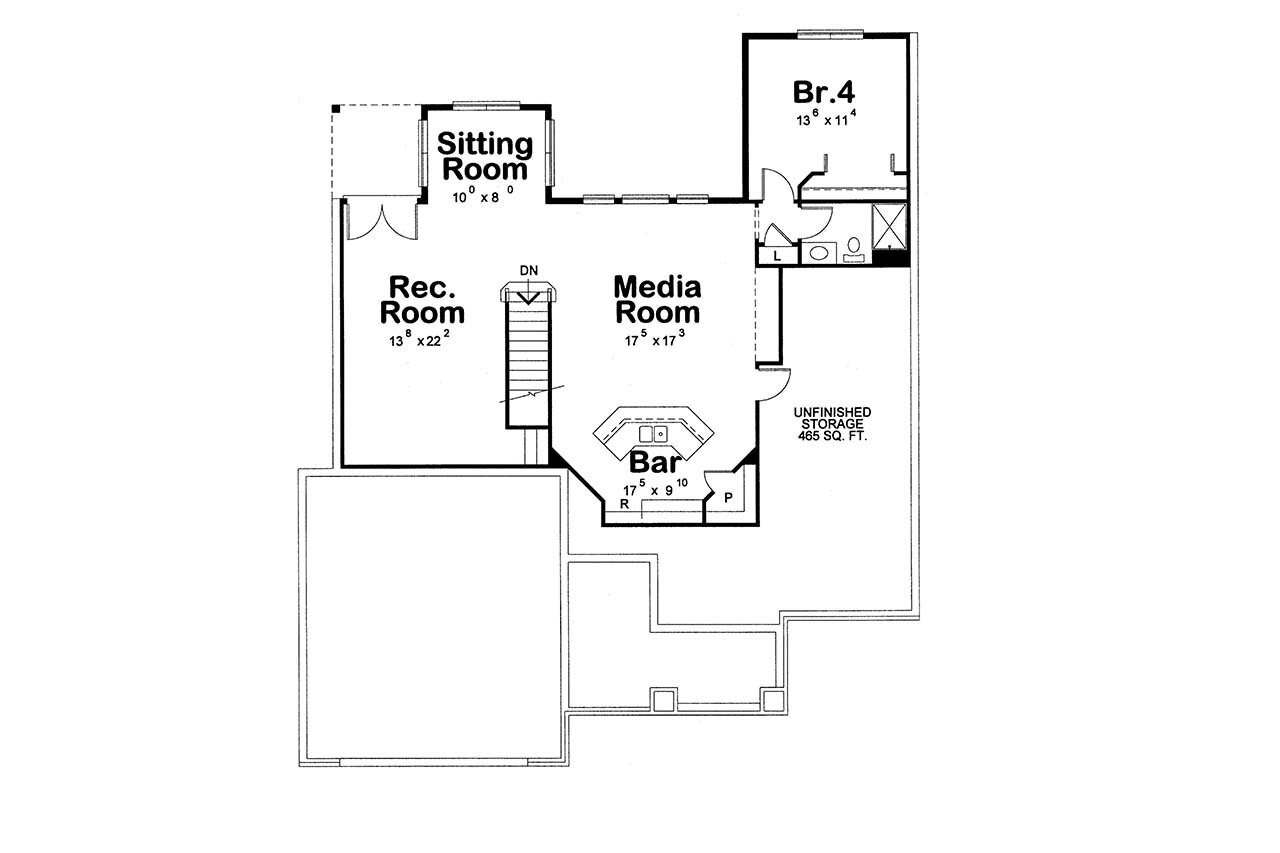 Secondary Image - Craftsman House Plan - Farrington FB 75143 - 2nd Floor Plan