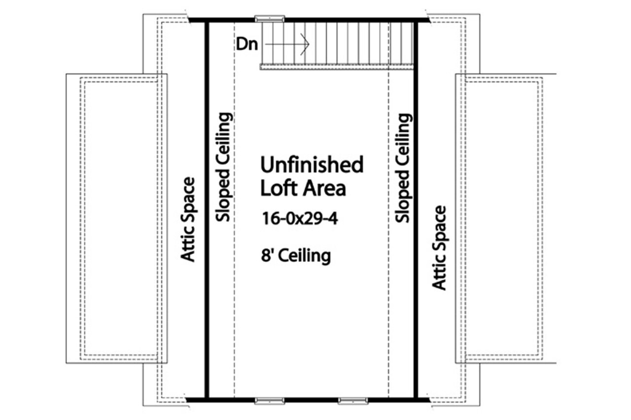 Farmhouse House Plan - 73394 - 2nd Floor Plan