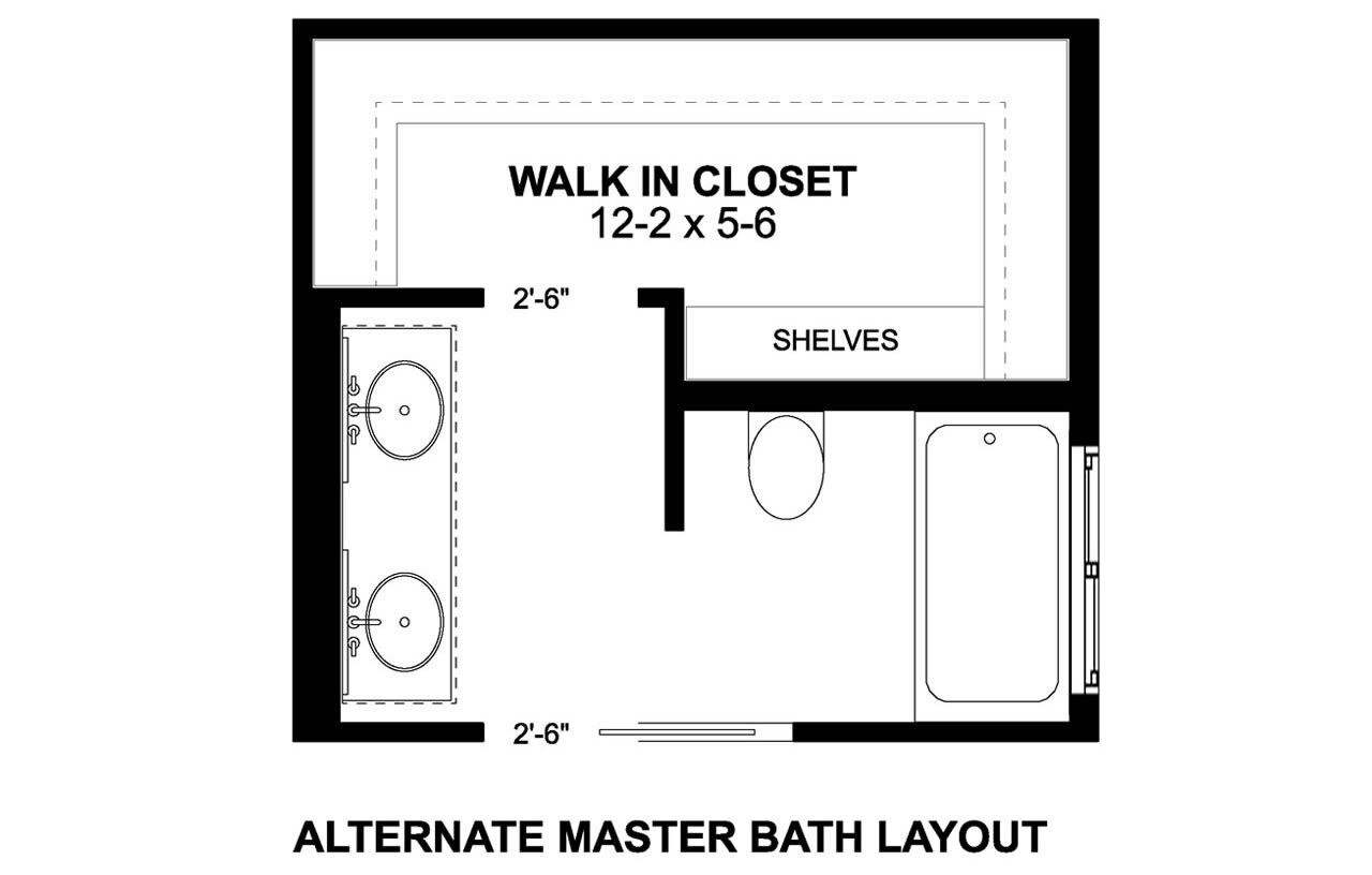 Farmhouse House Plan - 23388 - Optional Floor Plan