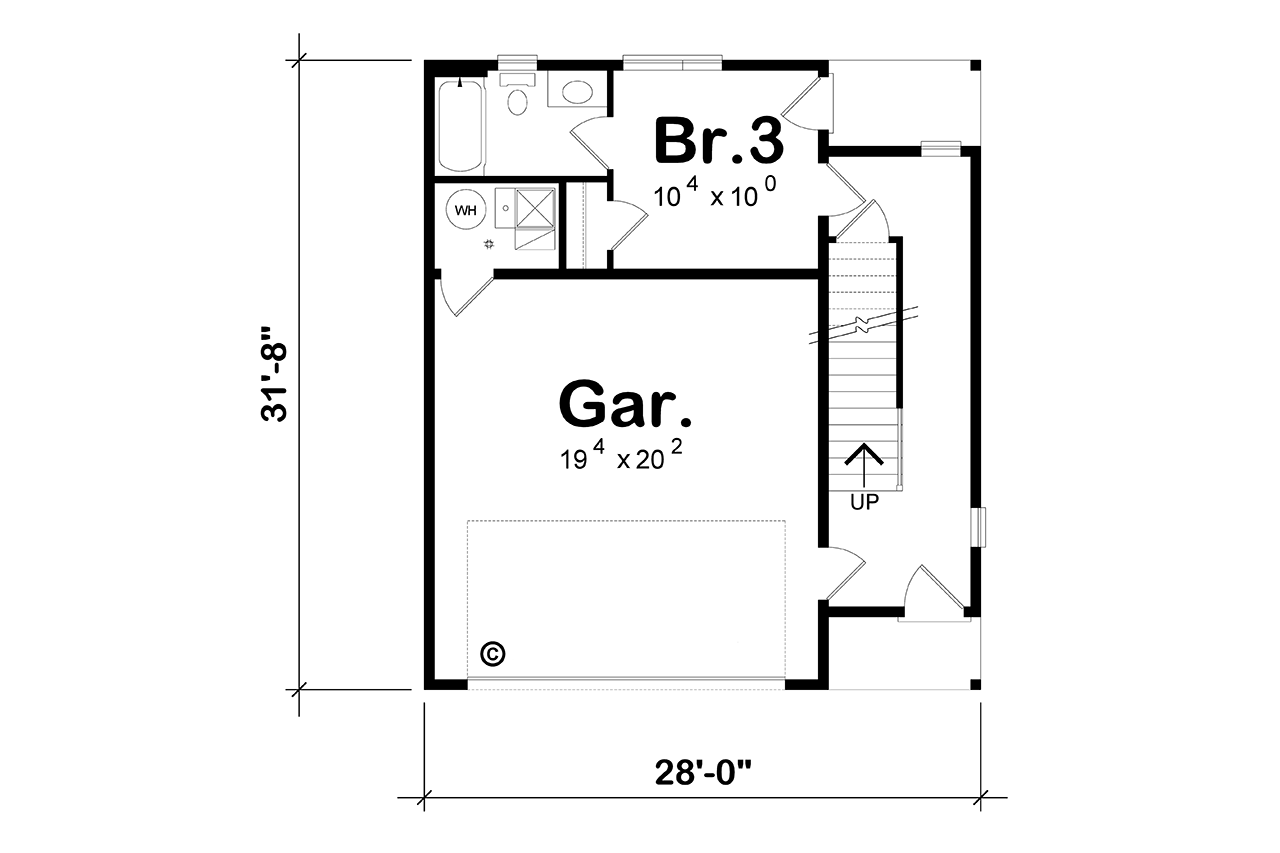 Contemporary House Plan - Julian 89939 - Basement Floor Plan