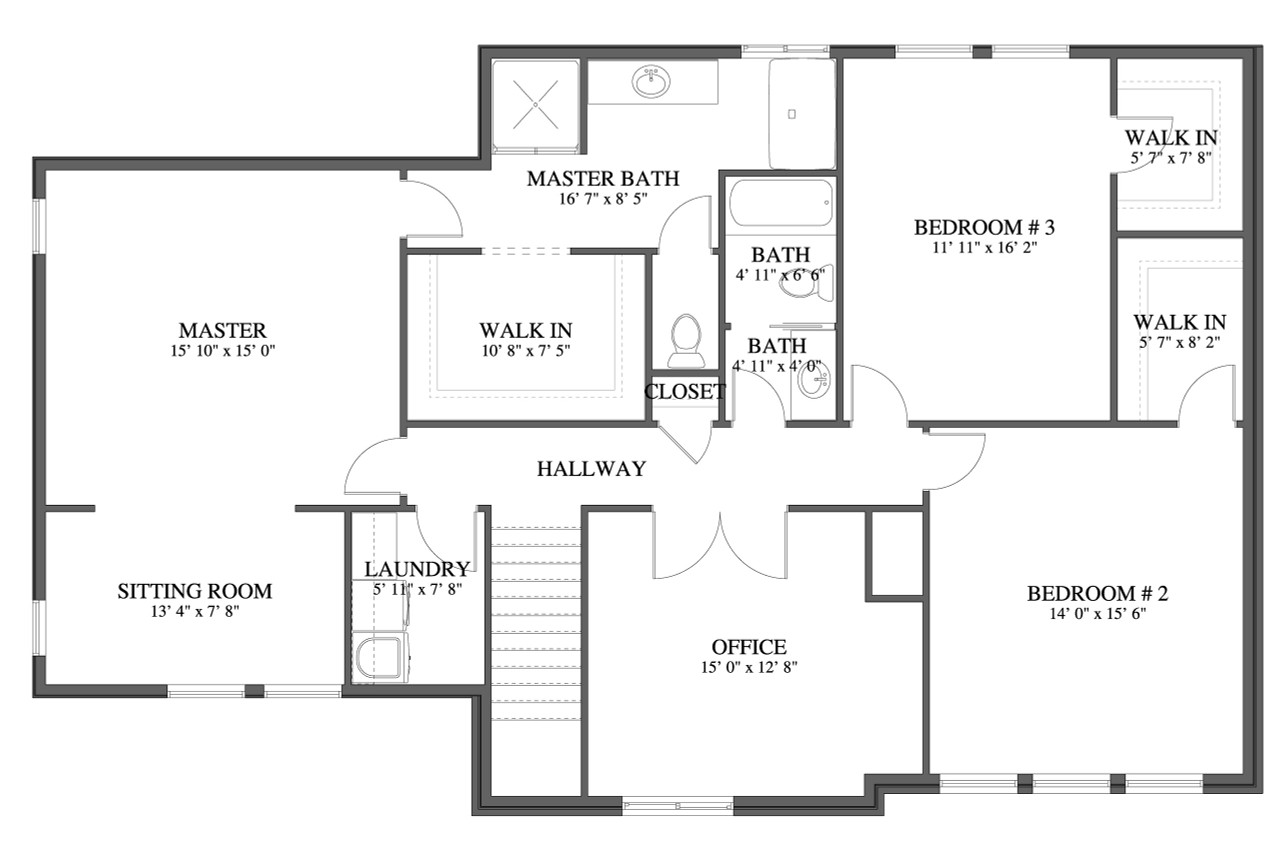 Farmhouse House Plan - Keskic 32802 - 2nd Floor Plan