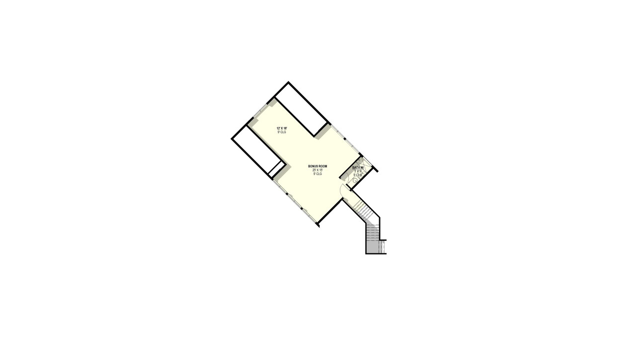 Secondary Image - Country House Plan - Yucca 13555 - 2nd Floor Plan