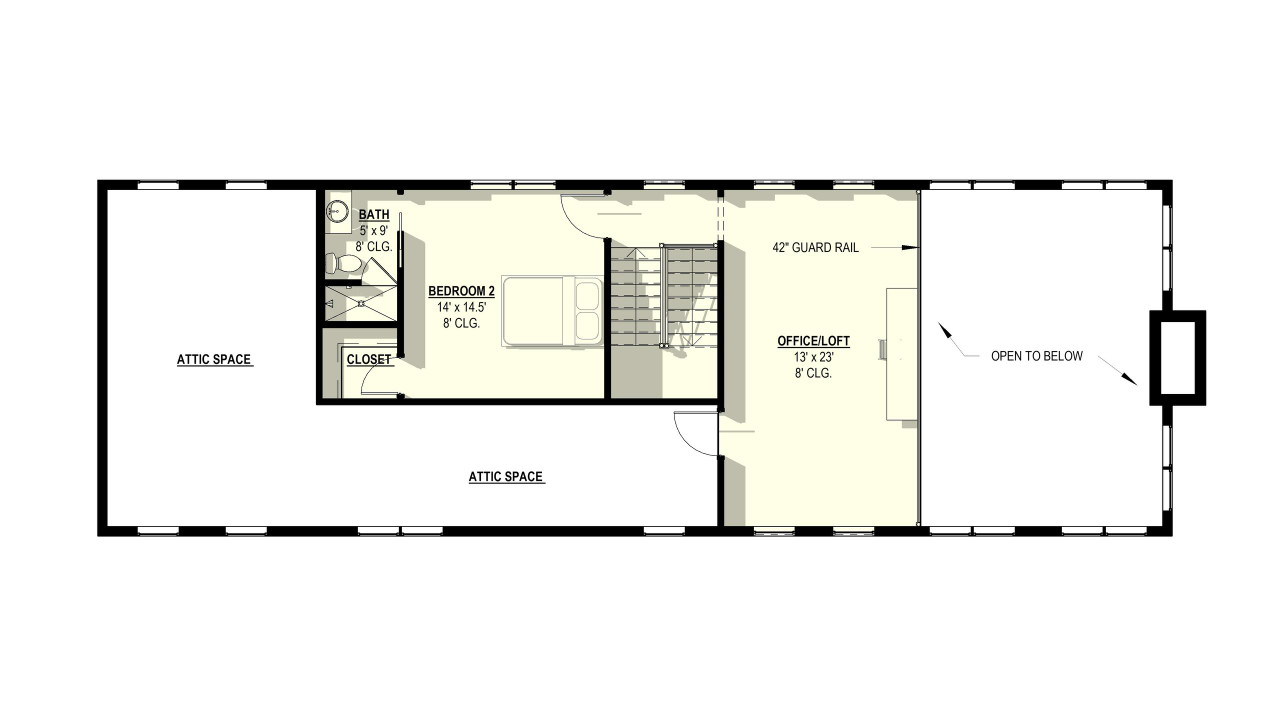 Country House Plan - Ash 21189 - 2nd Floor Plan