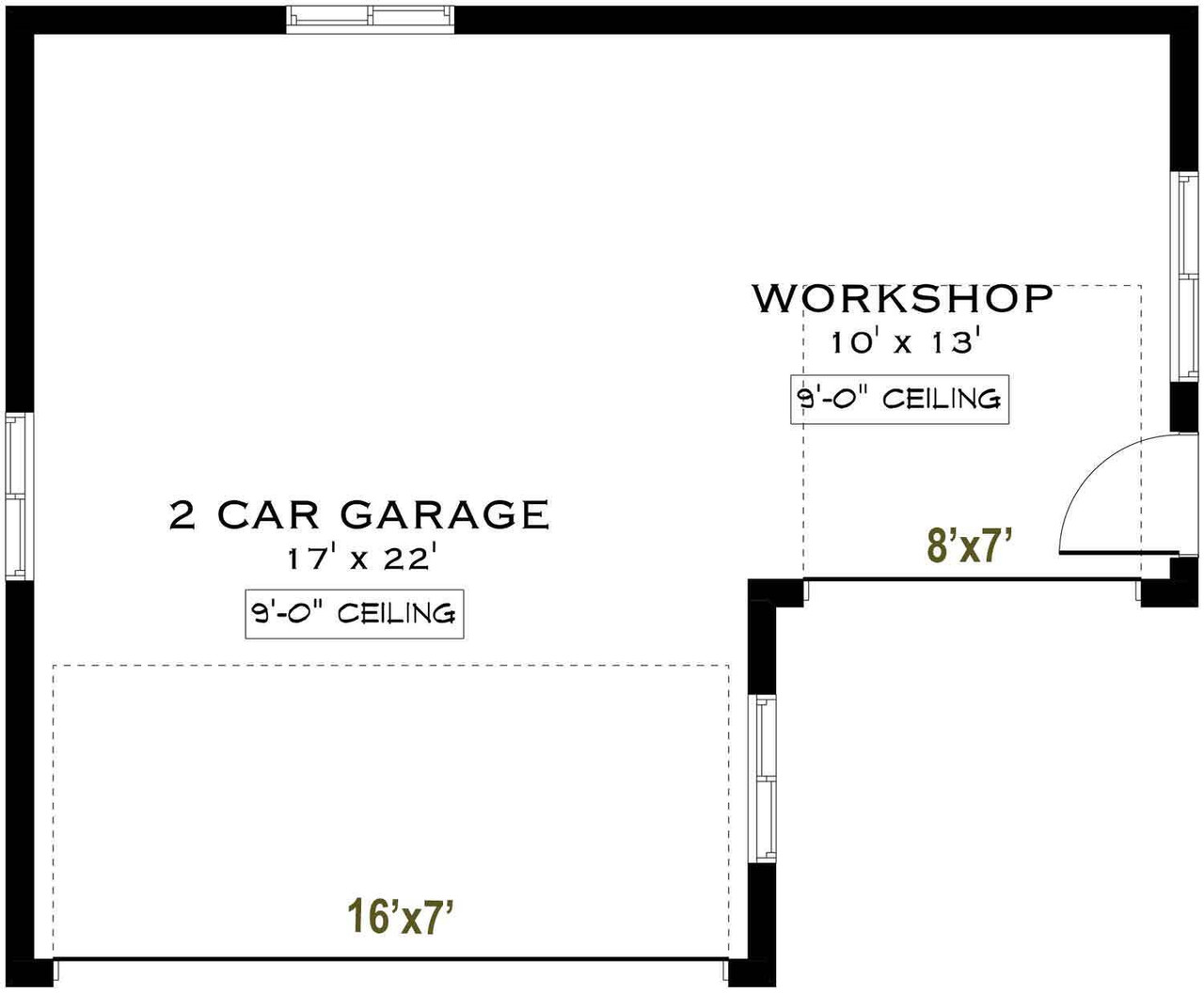 Country House Plan - Fairdrive 21421 - 1st Floor Plan