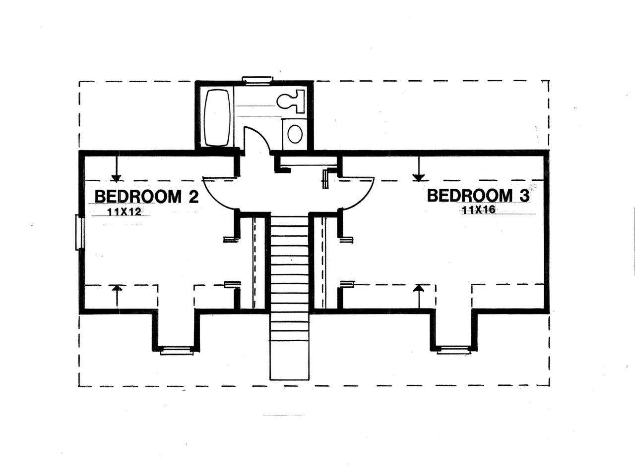 Secondary Image - Farmhouse House Plan - Whitfield 46321 - 2nd Floor Plan