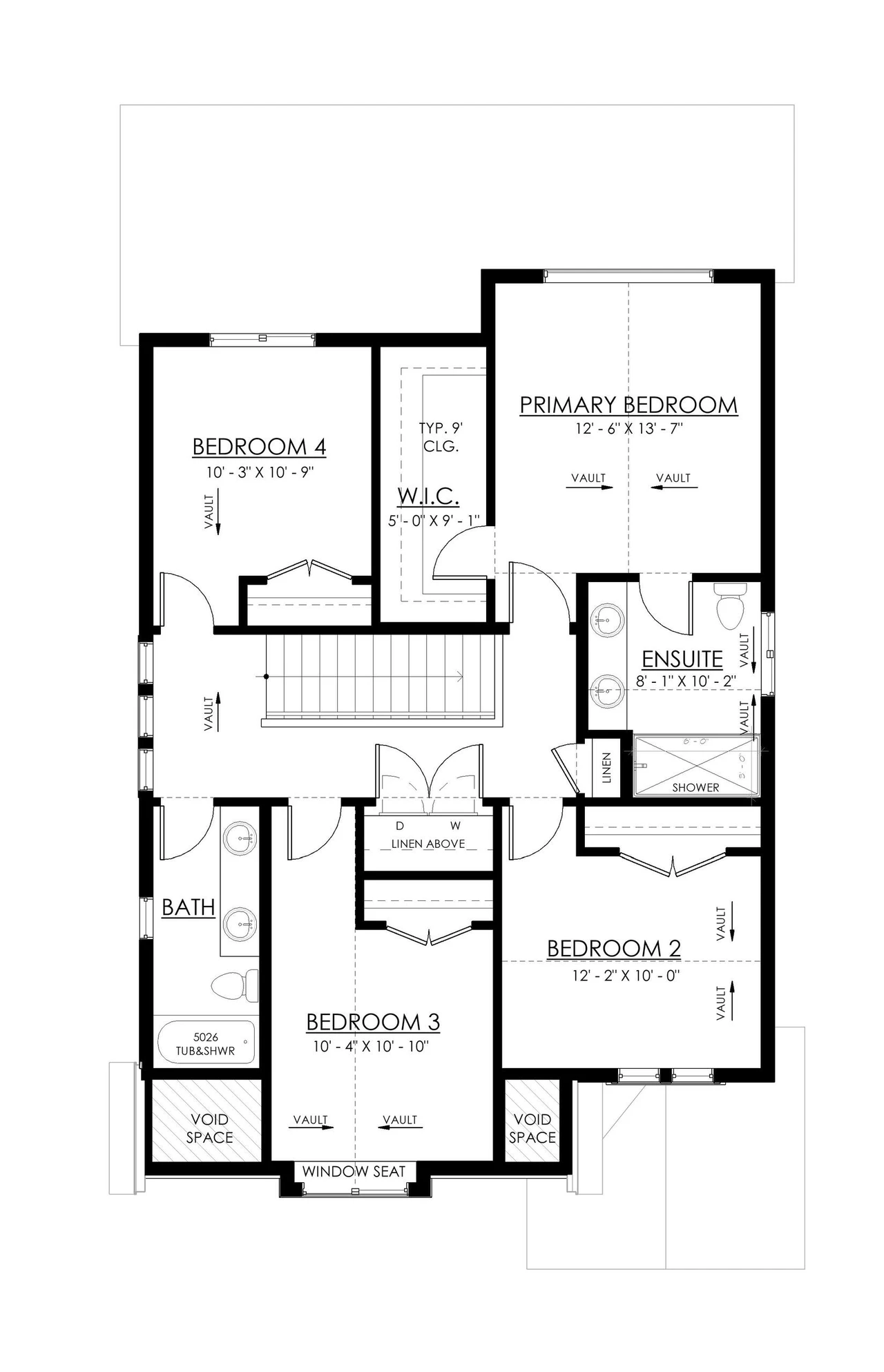 Farmhouse House Plan - 14518 - 2nd Floor Plan