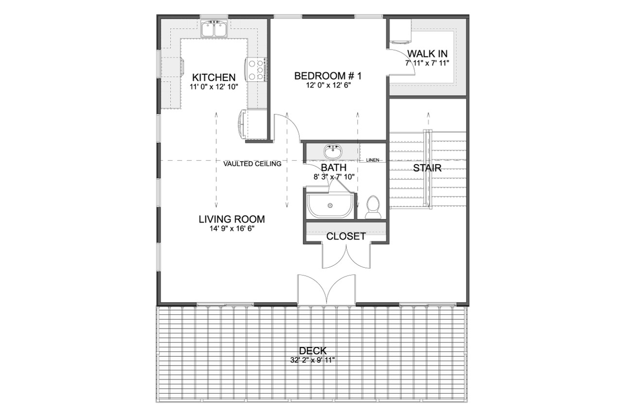 Farmhouse House Plan - Cutler Garage 63321 - 2nd Floor Plan