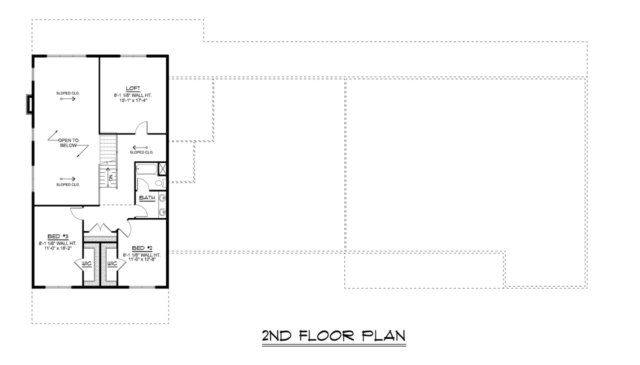 Country House Plan - 80924 - 2nd Floor Plan