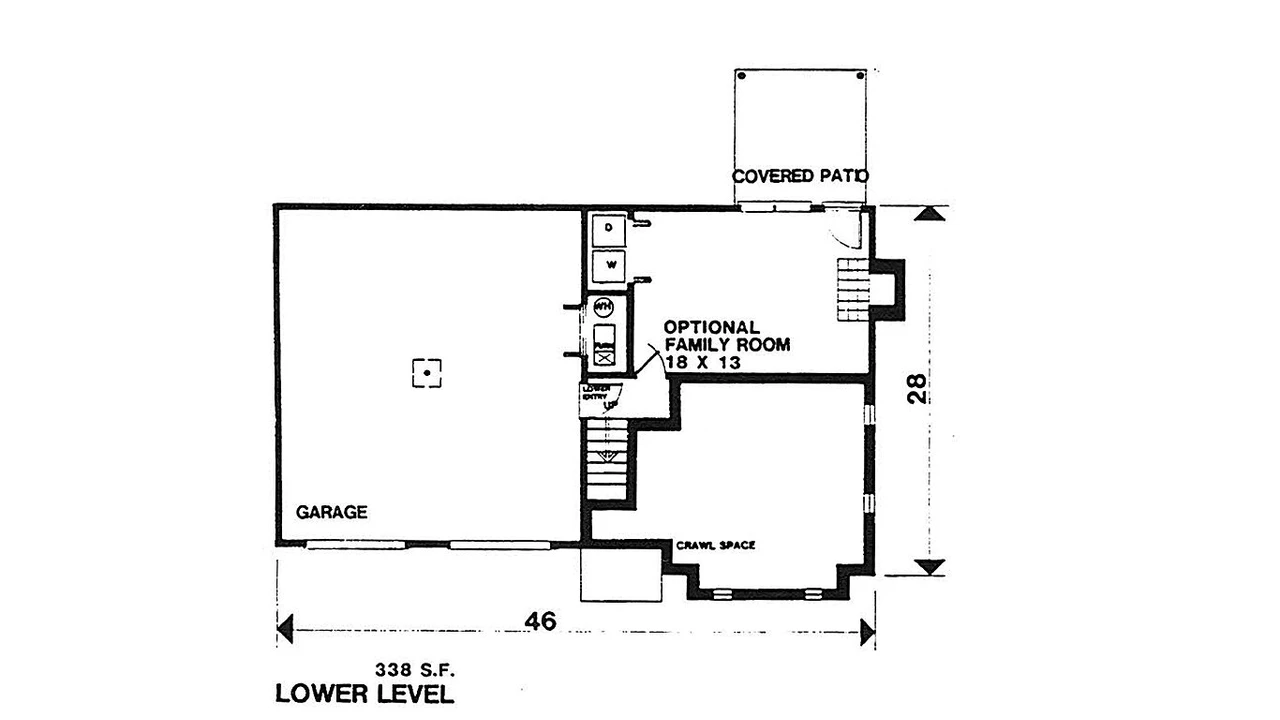Traditional House Plan - Randolph 77169 - 1st Floor Plan
