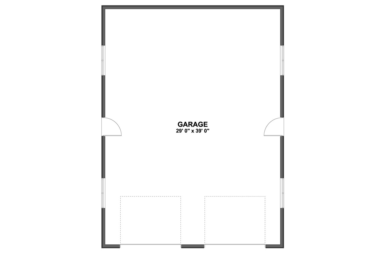 Traditional House Plan - Slickhorn Garage 16059 - 1st Floor Plan