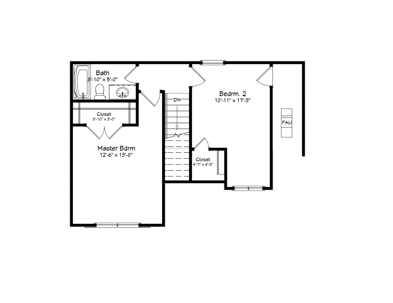 Secondary Image - Traditional House Plan - 14160 - 2nd Floor Plan