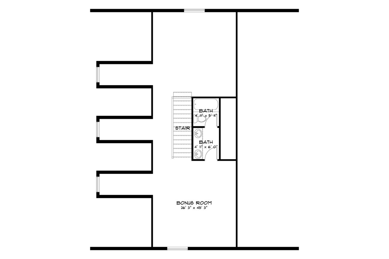 Farmhouse House Plan - Riley 70681 - 2nd Floor Plan