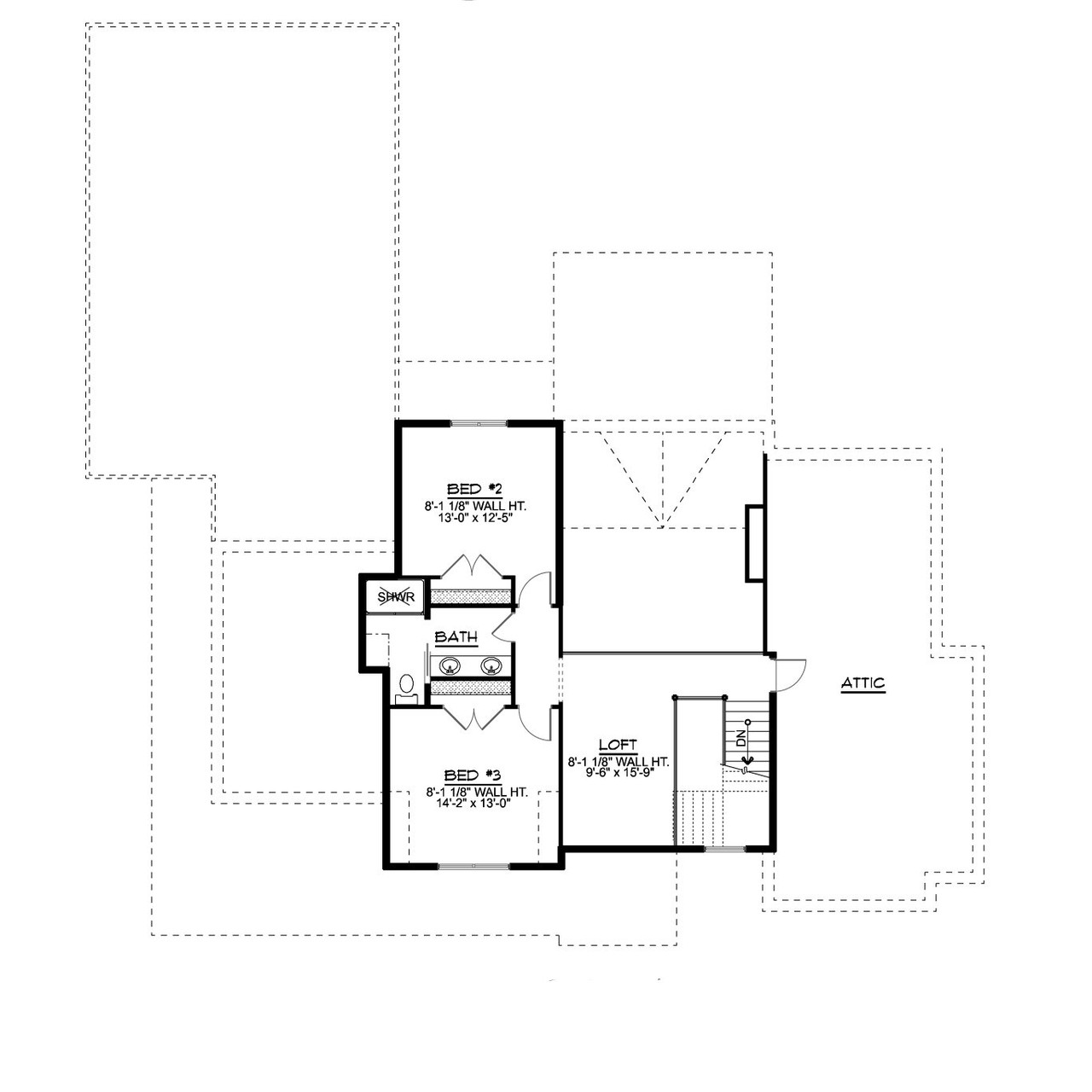 Farmhouse House Plan - 60924 - 2nd Floor Plan