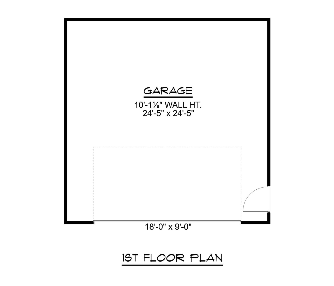 Contemporary House Plan - 46256 - 1st Floor Plan