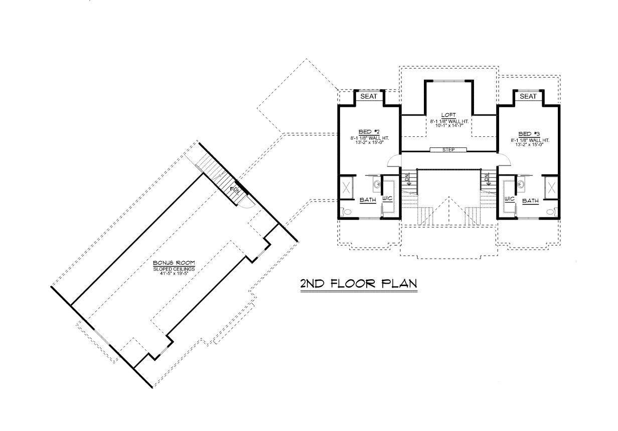Farmhouse House Plan - 20672 - 2nd Floor Plan