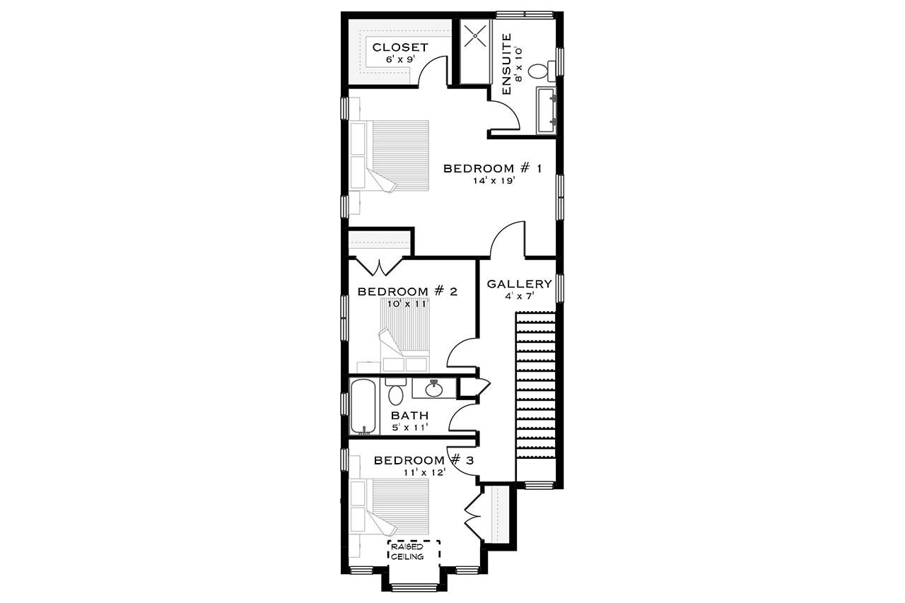 Farmhouse House Plan - Amblegreen 21870 - 2nd Floor Plan