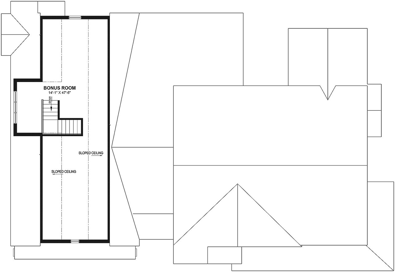 Secondary Image - Farmhouse House Plan - Daven Port 78389 - 2nd Floor Plan