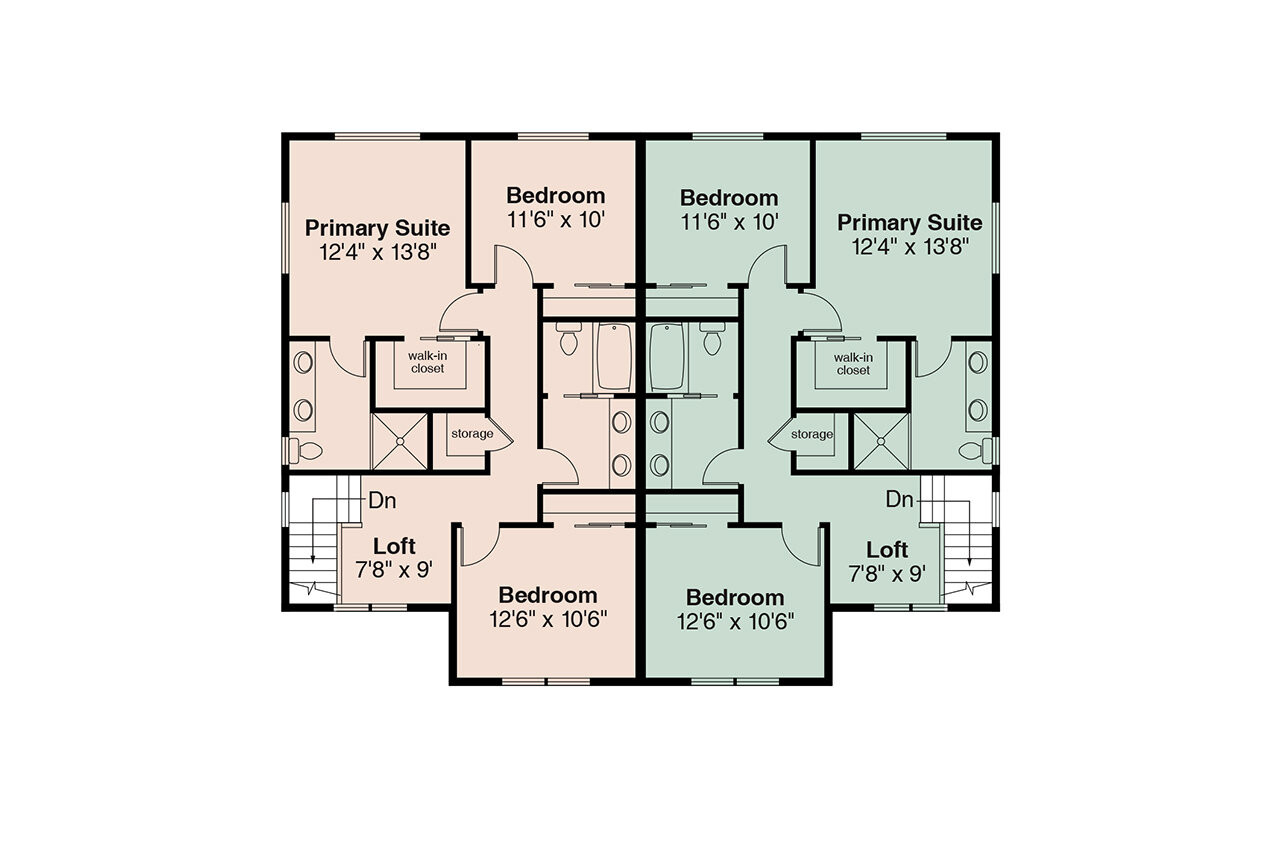 Modern House Plan - Willow Crest 60800 - 2nd Floor Plan