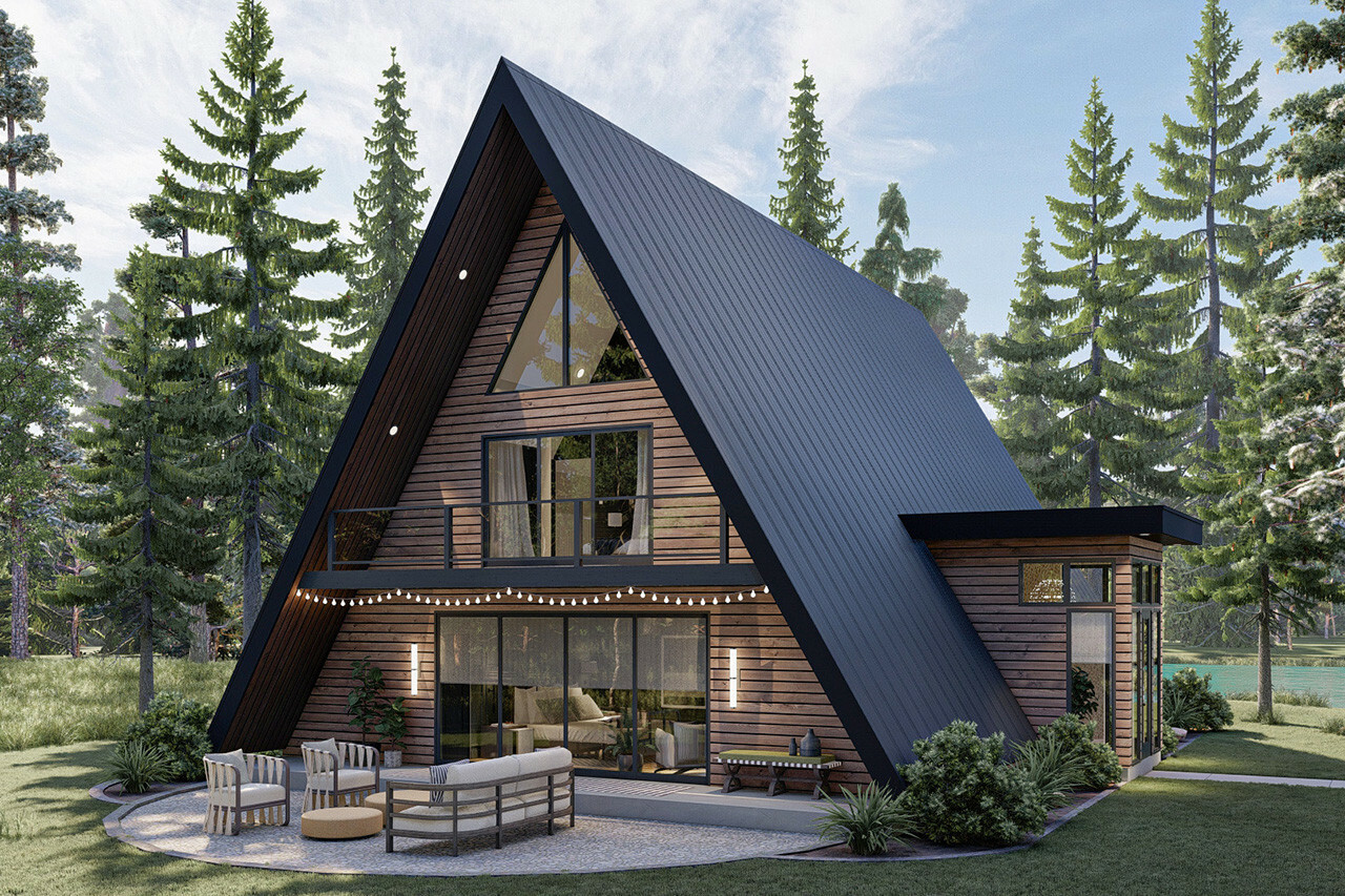 A Frame House Plans A Frame Floor Plans The House Plan Company