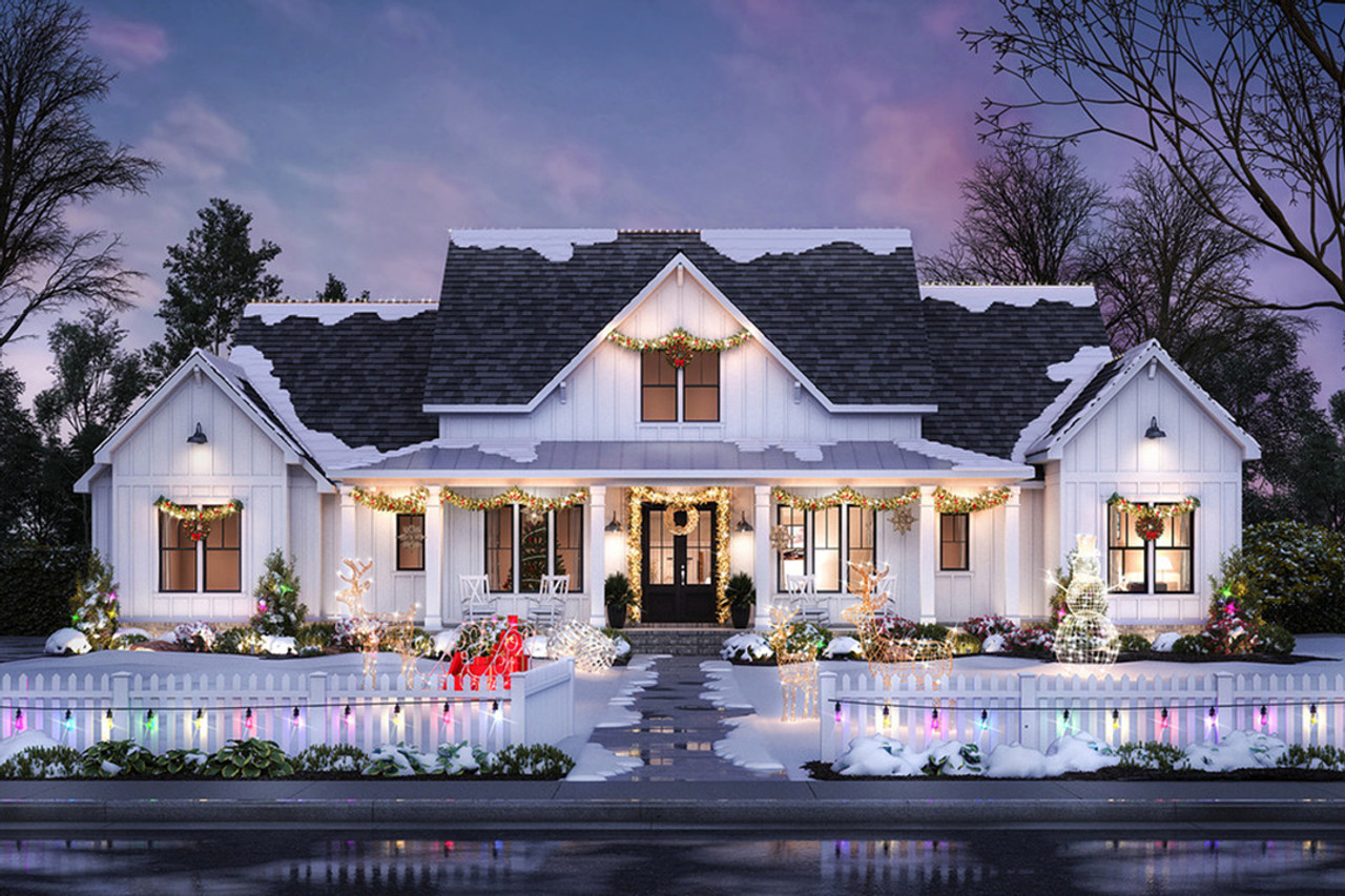 Home for the Holidays: Designs by The House Plan Company and Decorating Tips to Brighten Winter Nights