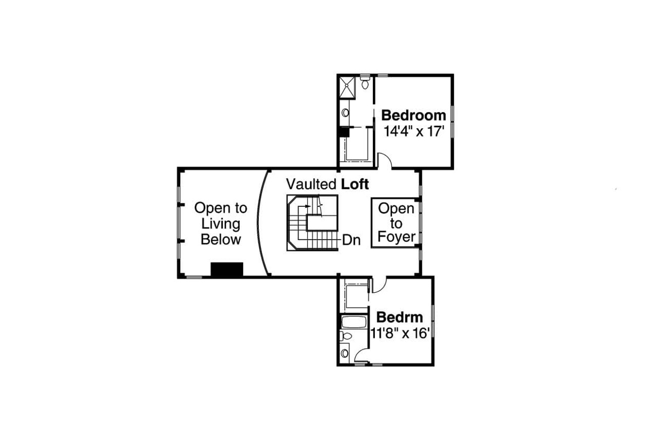 Secondary Image - Craftsman House Plan - Colorado 11173 - 2nd Floor Plan