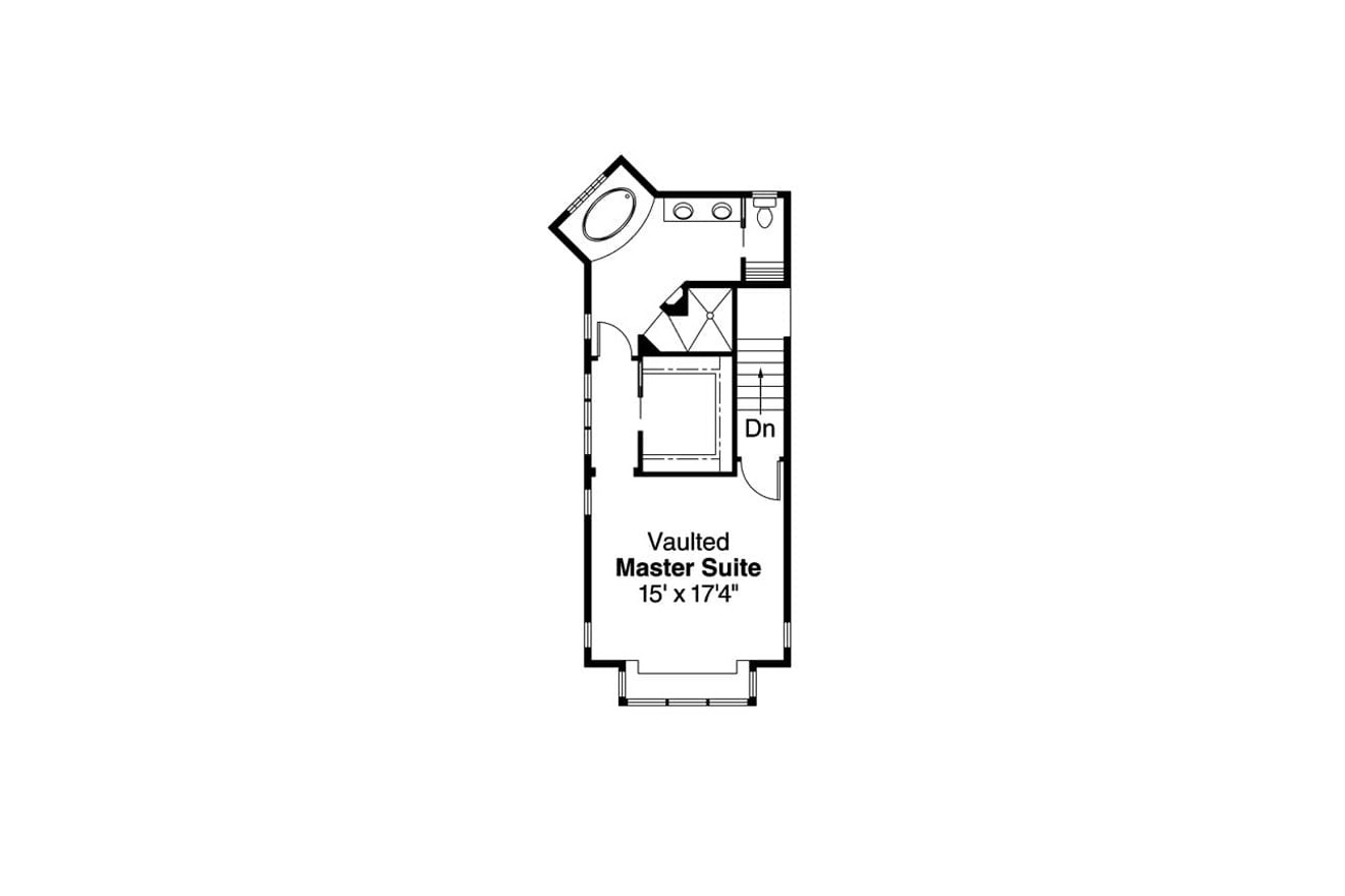 Secondary Image - Craftsman House Plan - Kelseyville 11181 - 2nd Floor Plan