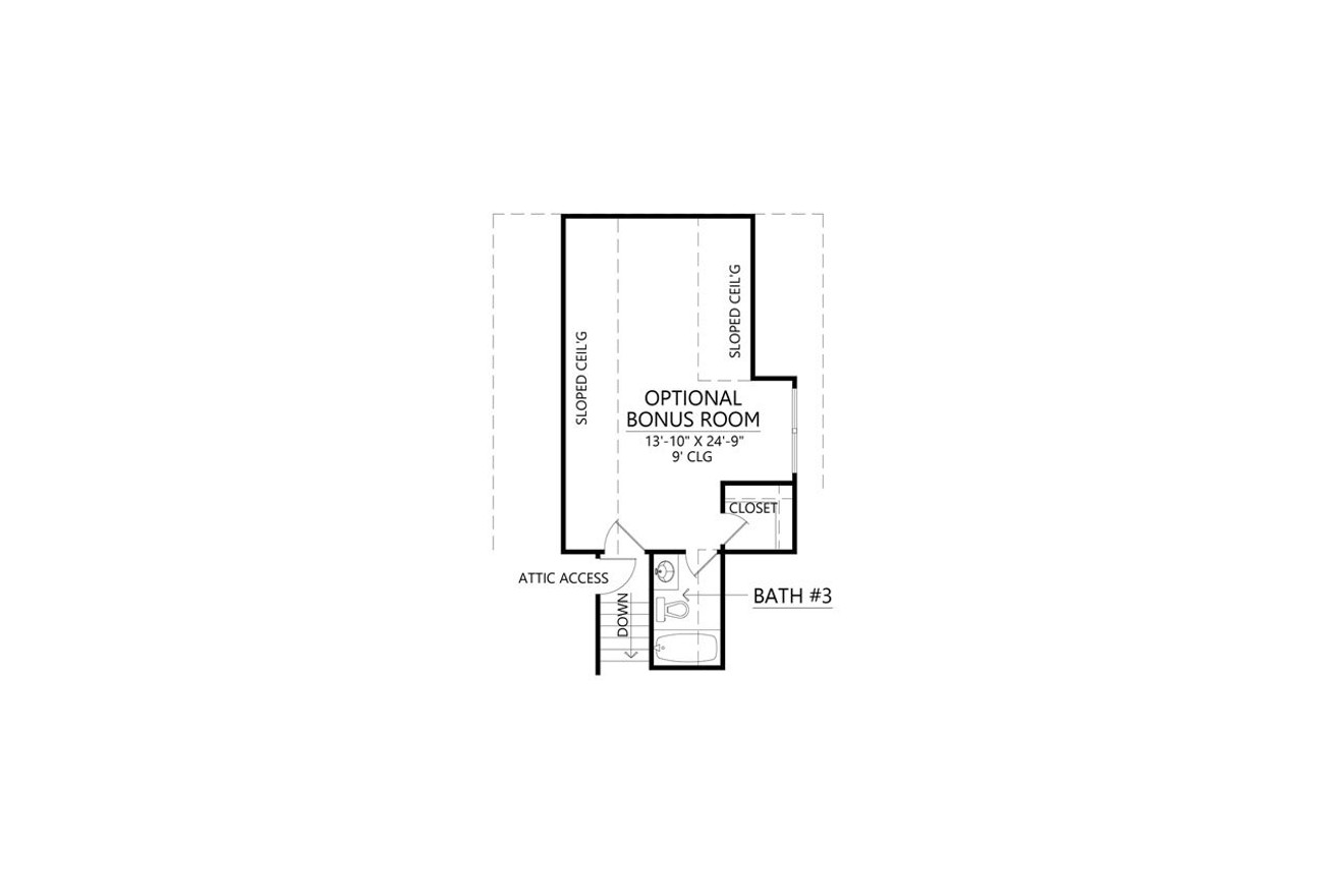 Secondary Image - Country House Plan - Rosewood Farmhouse 11228 - Other Floor Plan