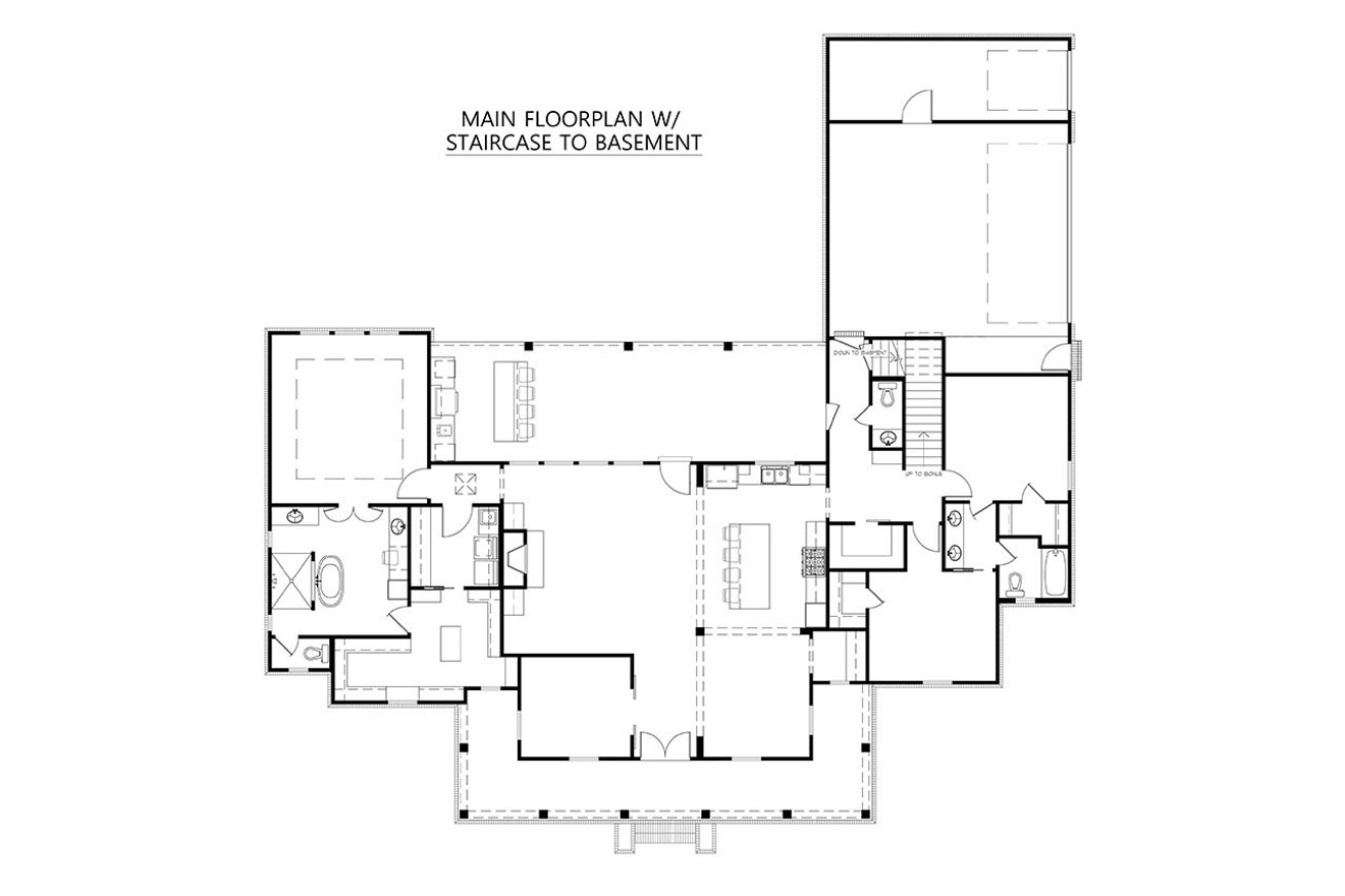 Country House Plan - Rosewood Farmhouse 11228 - Optional Floor Plan