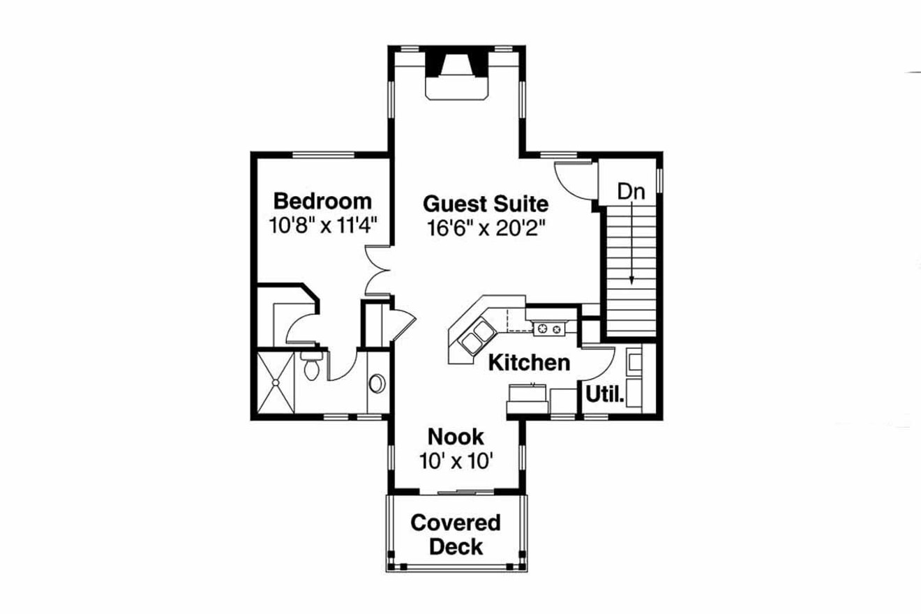 Secondary Image - Bungalow House Plan - 11603 - 2nd Floor Plan