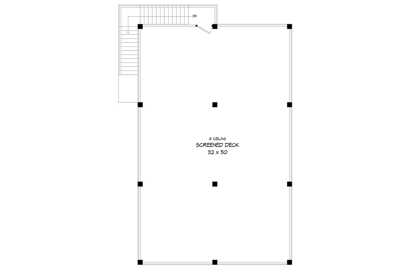 Secondary Image - Traditional House Plan - Bay Club 11840 - 2nd Floor Plan