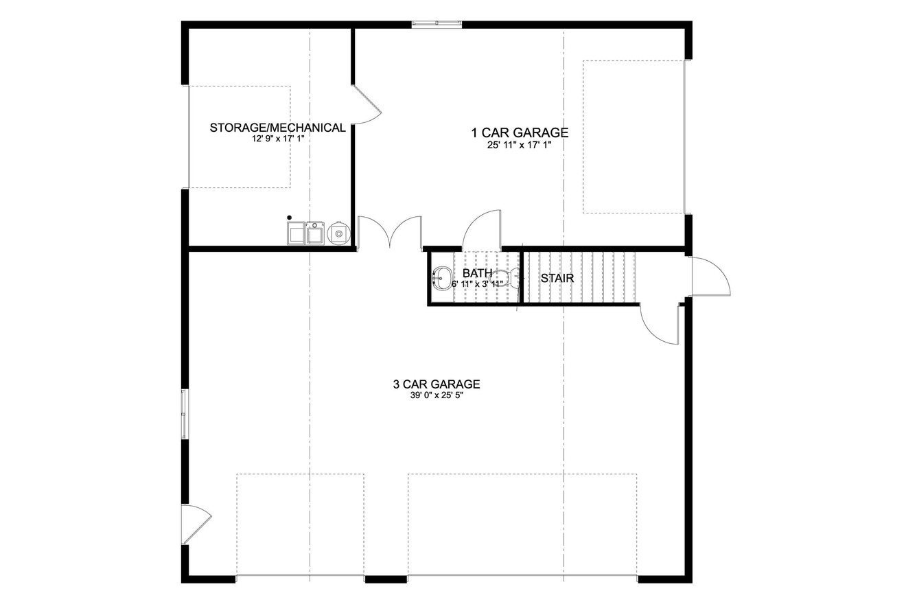 Farmhouse House Plan - Eddie 12686 - 1st Floor Plan