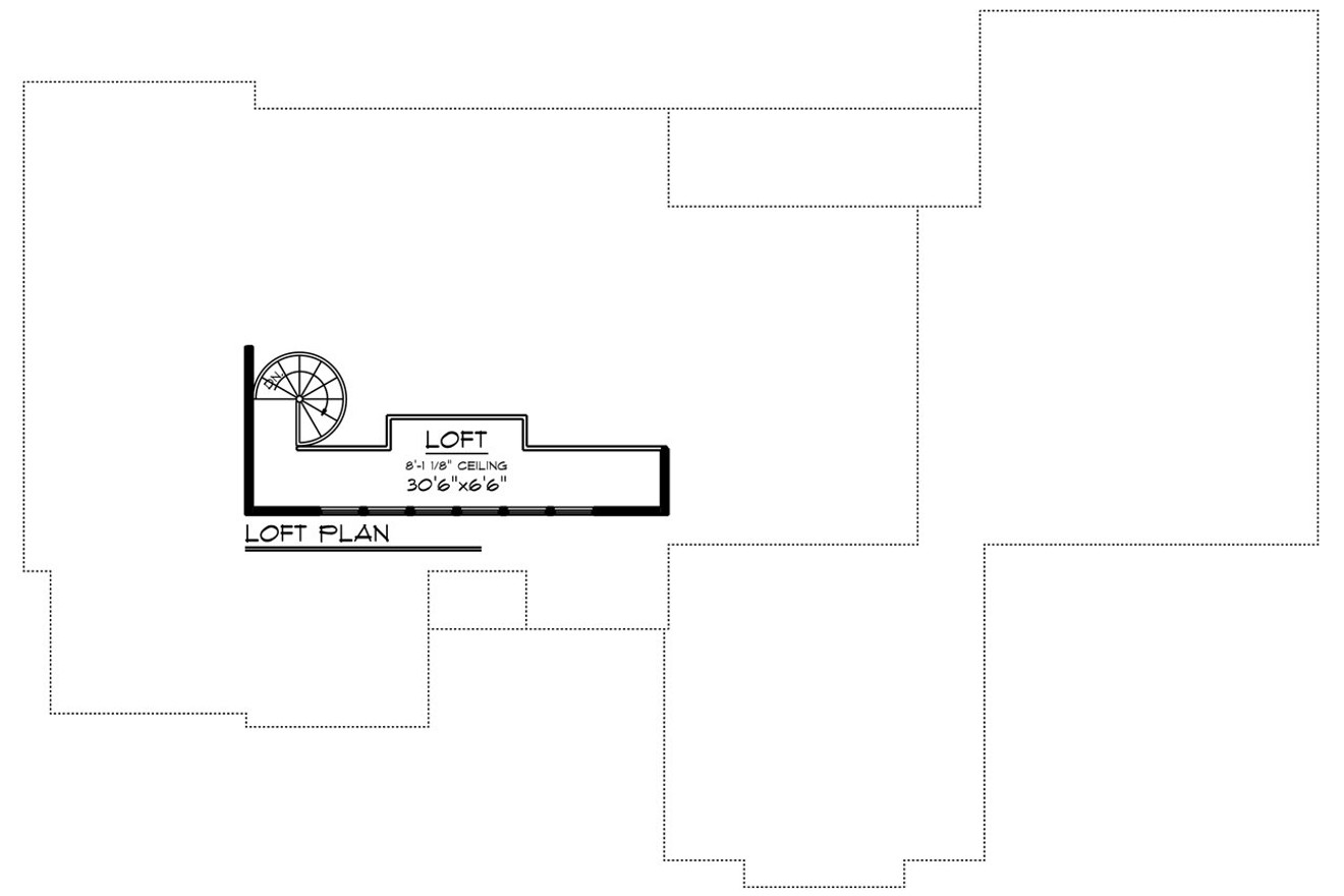 Prairie House Plan - 13616 - 2nd Floor Plan