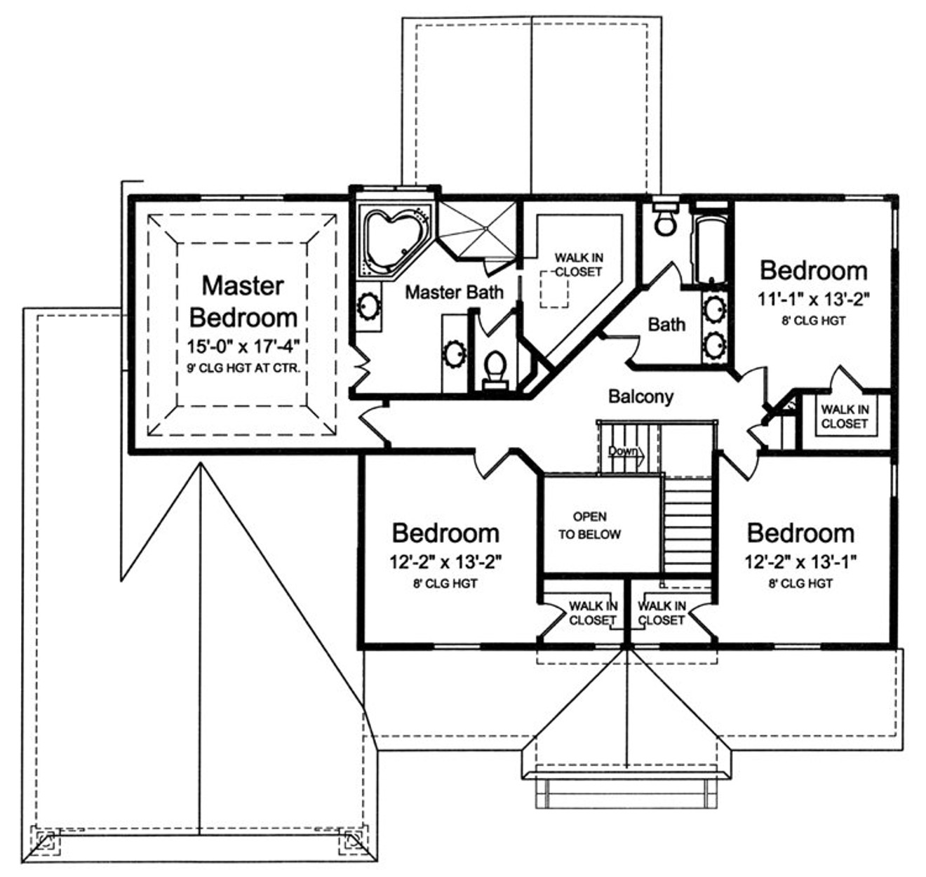 Secondary Image - Country House Plan - The Wentcroft II 13871 - 2nd Floor Plan