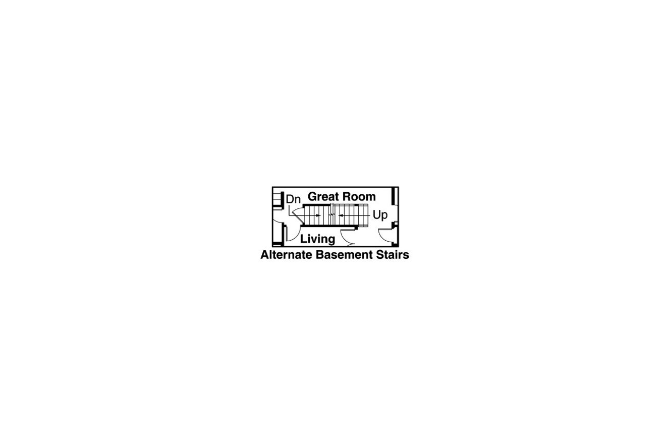 Craftsman House Plan - Hillsborough 14451 - Basement Floor Plan