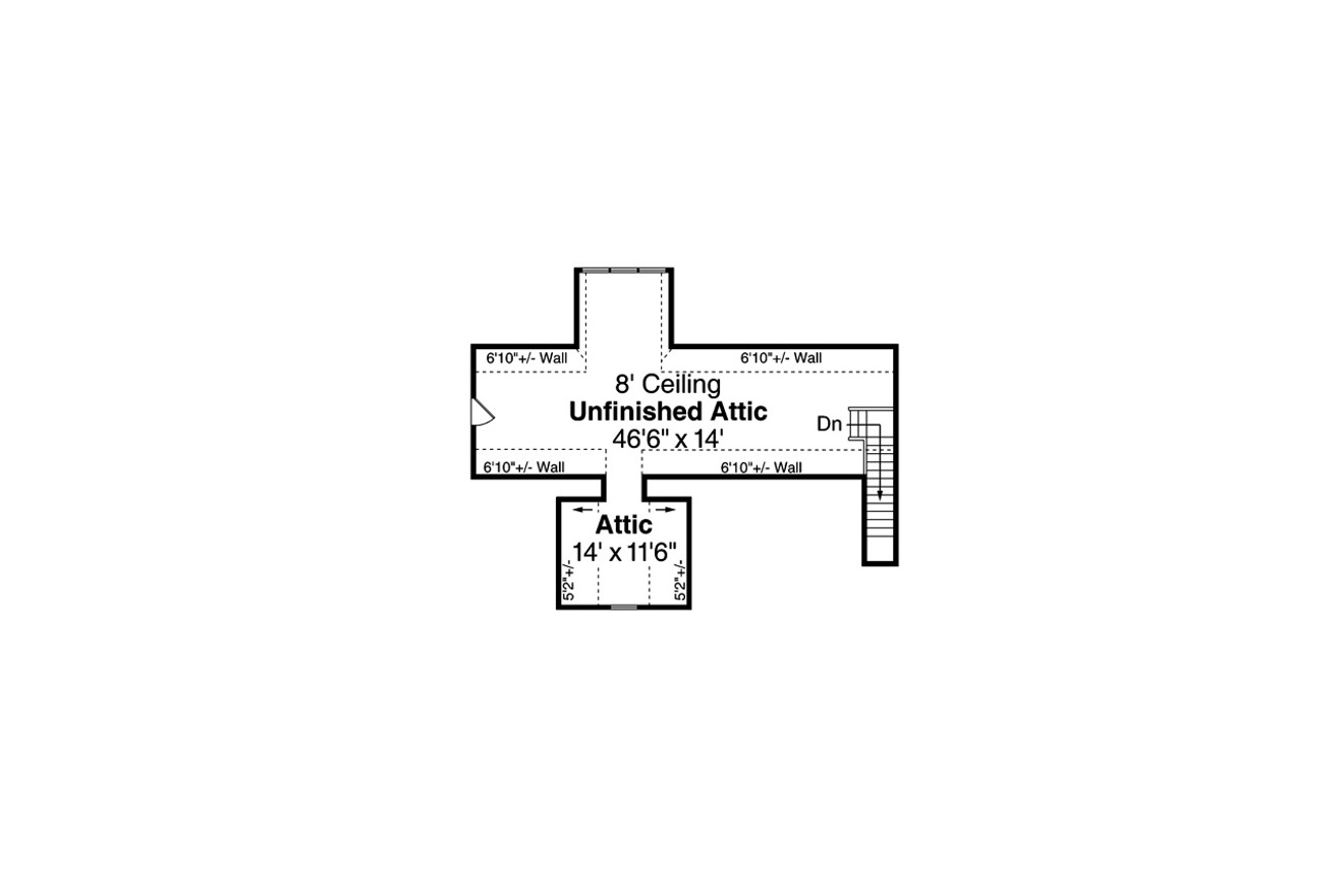 Secondary Image - Craftsman House Plan - Hickory Creek 15562 - 2nd Floor Plan