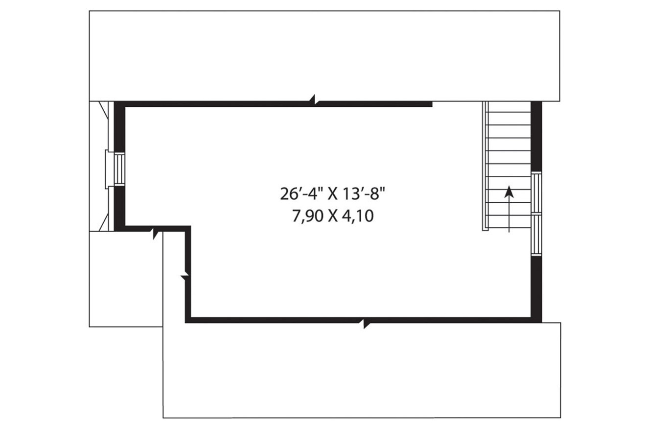 Secondary Image - Country House Plan - Pagentry Port 15596 - 2nd Floor Plan