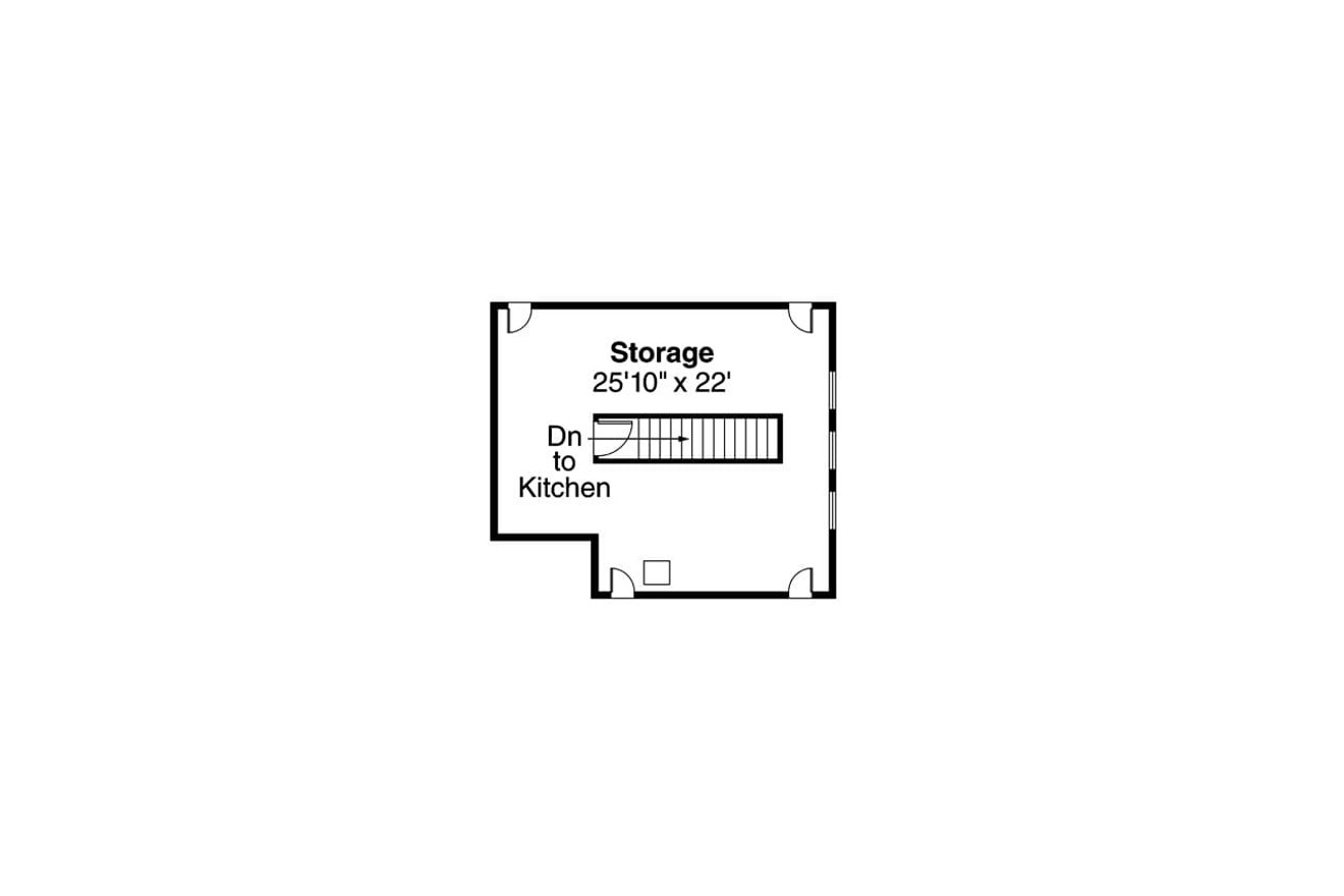 Secondary Image - Country House Plan - Greenbriar 15760 - 2nd Floor Plan