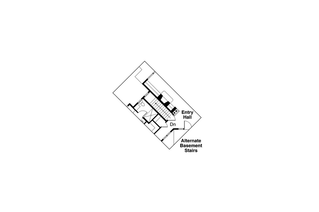 Secondary Image - Ranch House Plan - Heartview 15964 - Basement Floor Plan