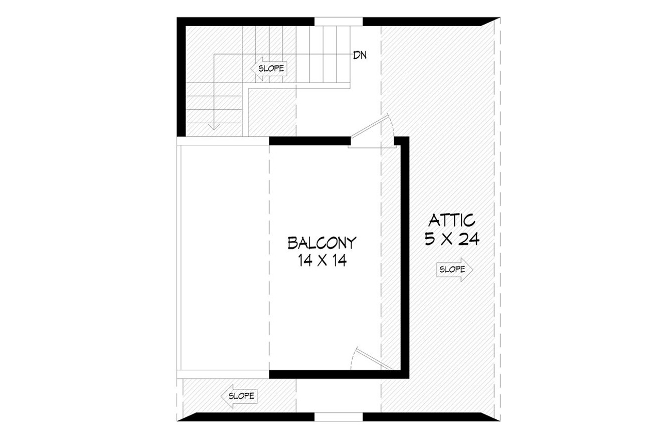 Secondary Image - Traditional House Plan - Timber Springs 16526 - 2nd Floor Plan