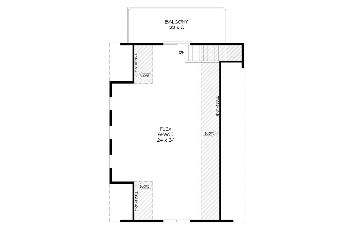 Lodge Style House Plan - Mountain Meadow 17037 - 2nd Floor Plan