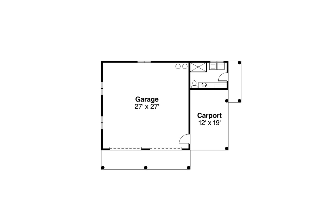 Secondary Image - Lodge Style House Plan - Bismarck 17091 - Other Floor Plan