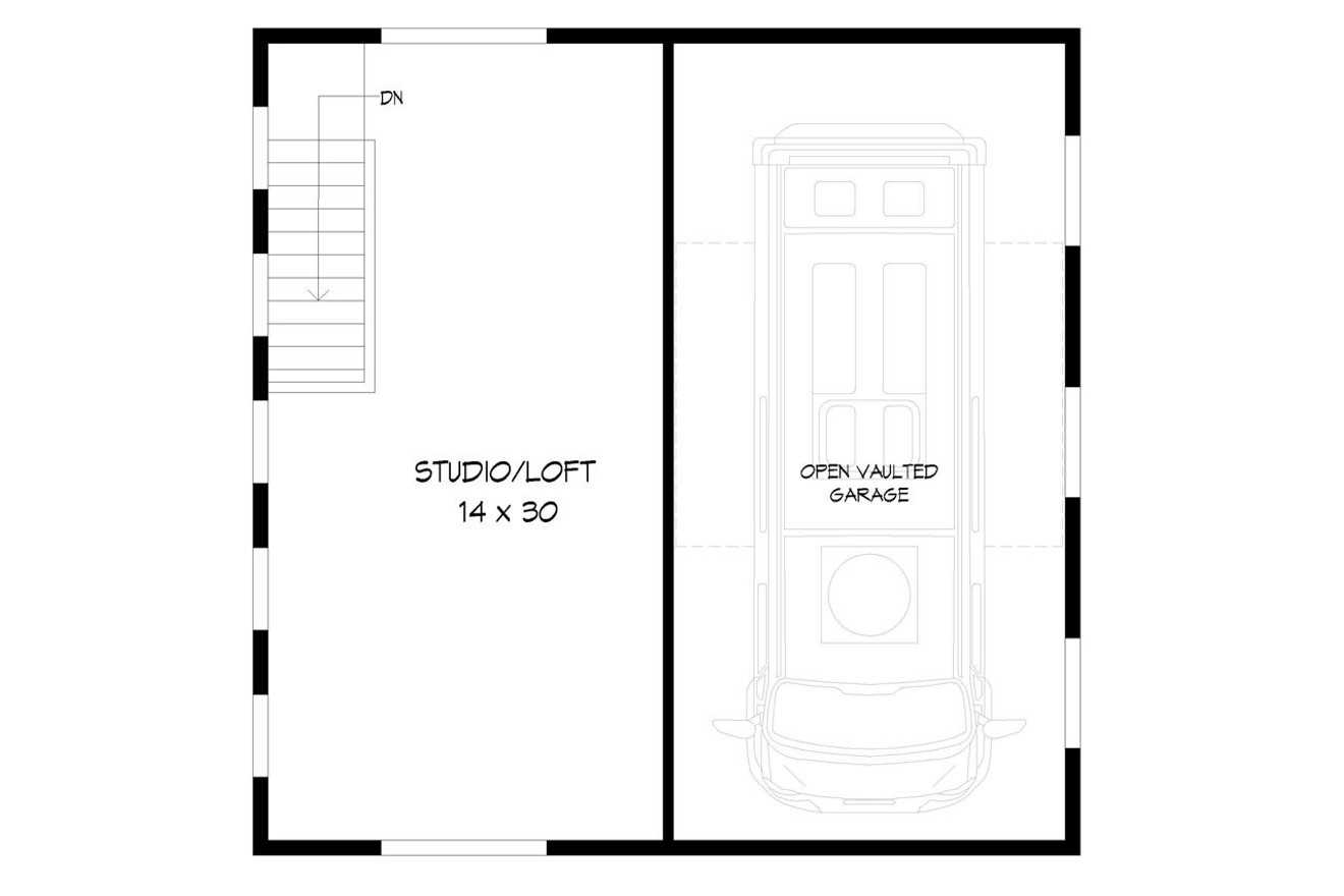Secondary Image - Modern House Plan - Federal Way 17629 - 2nd Floor Plan