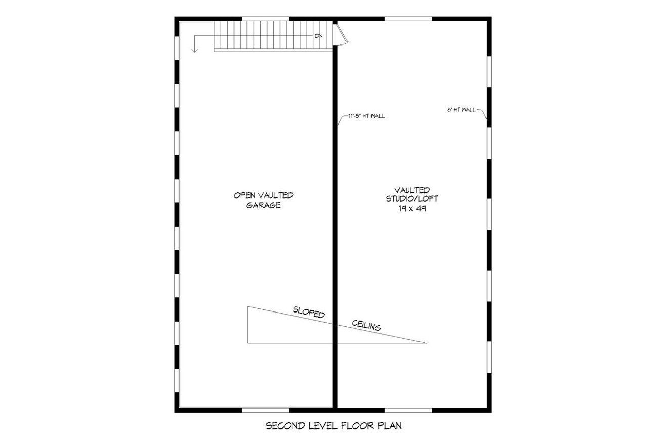 Secondary Image - Modern House Plan - Shediac Cape 18289 - 2nd Floor Plan