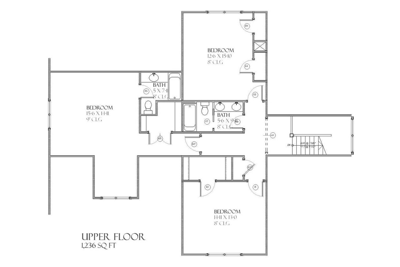 Secondary Image - Country House Plan - Manhattan 18788 - 2nd Floor Plan