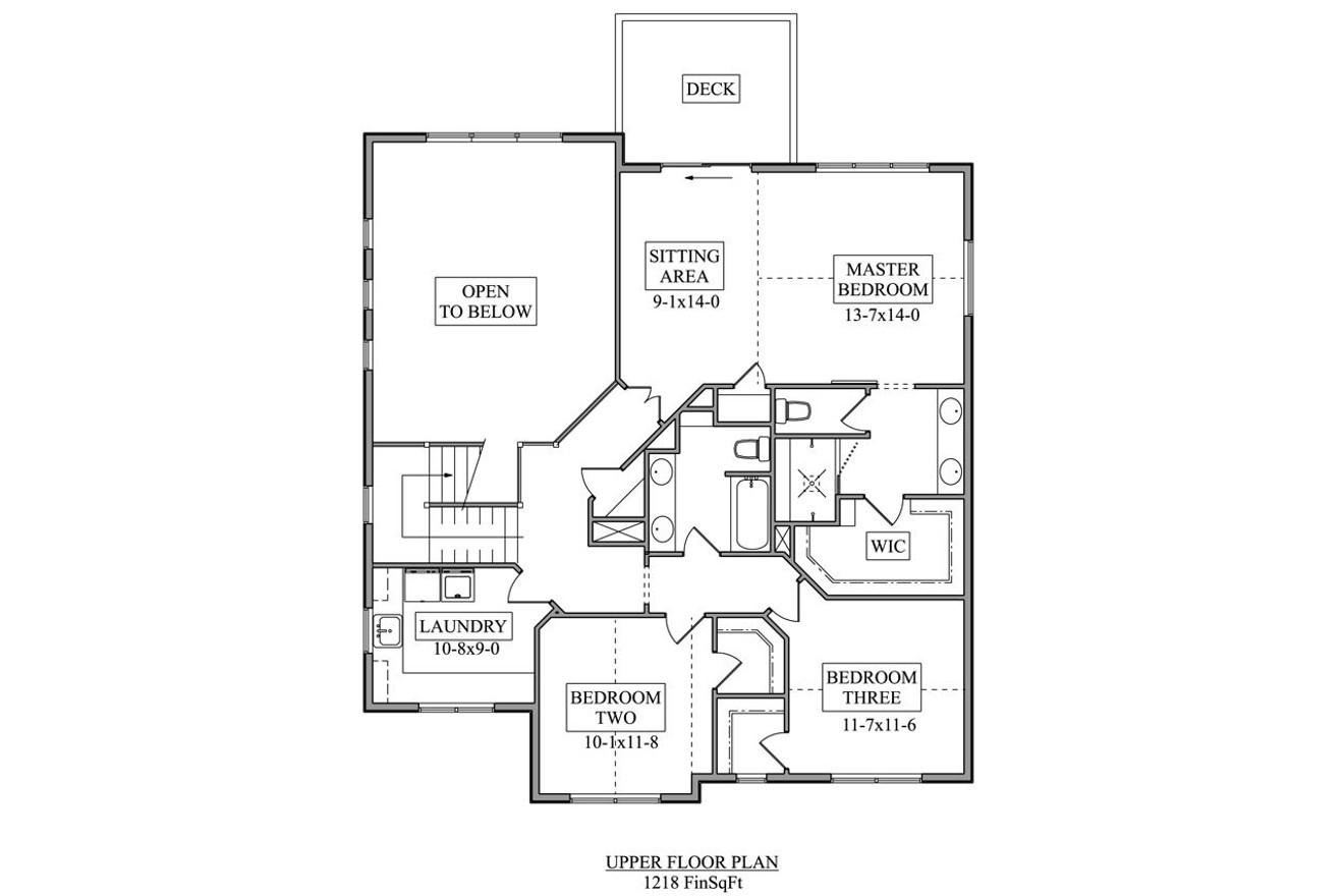 Modern House Plan - Tarpon 18927 - 2nd Floor Plan