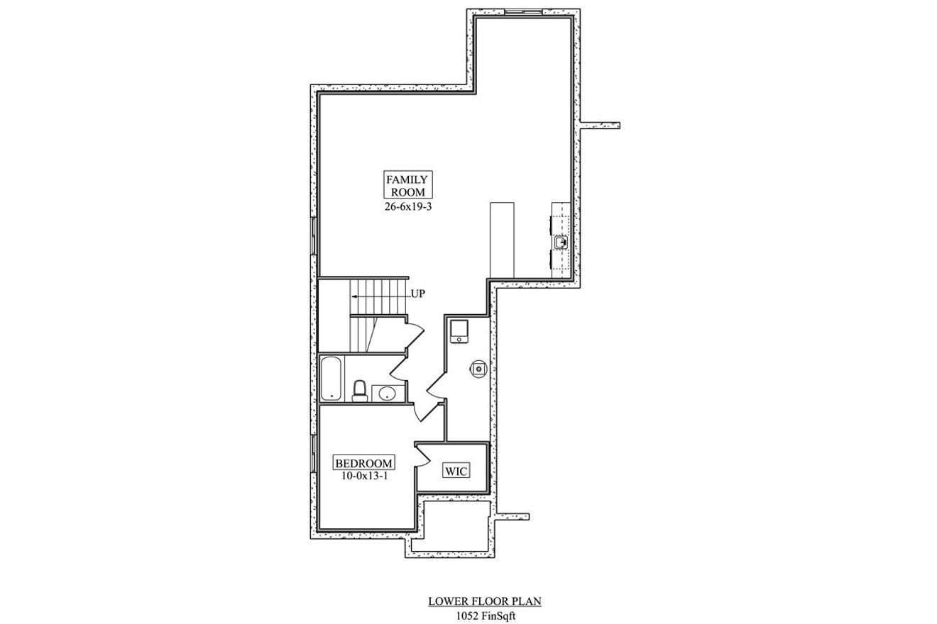 Modern House Plan - Tarpon 18927 - Basement Floor Plan