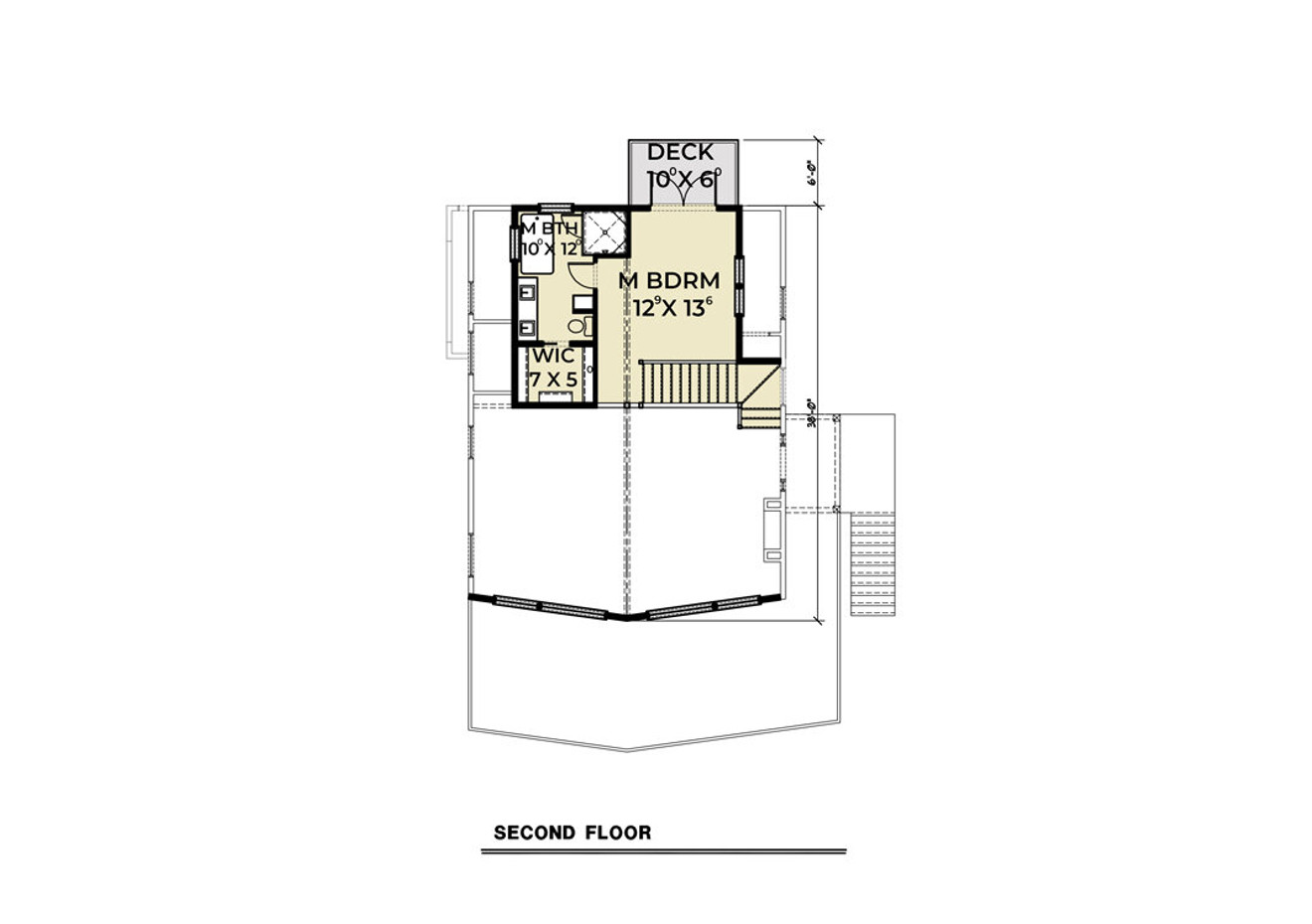 Secondary Image - Craftsman House Plan - 19059 - 2nd Floor Plan