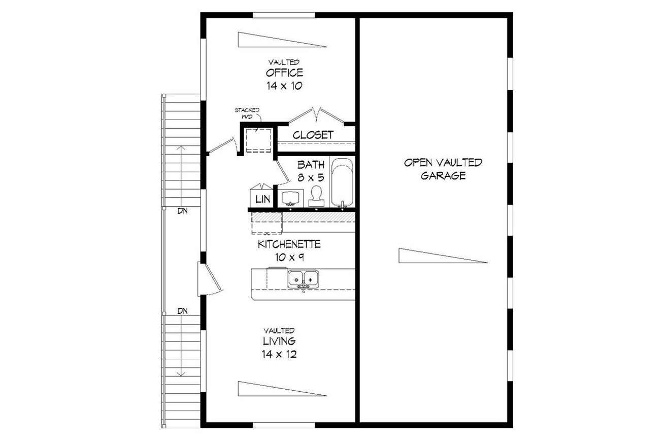 Secondary Image - Contemporary House Plan - Tumalo Creek 19102 - 2nd Floor Plan