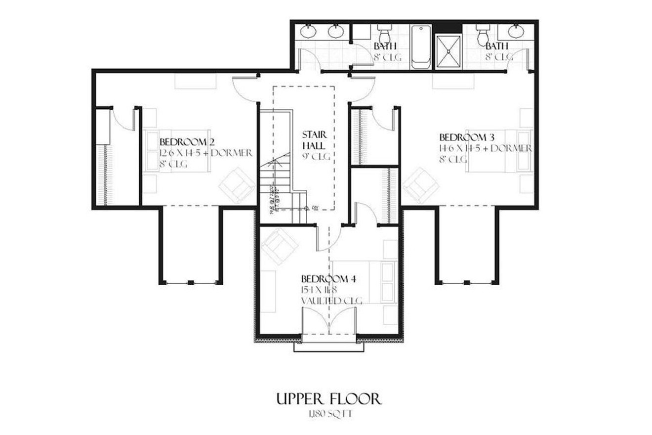 Secondary Image - European House Plan - Storeybook 19529 - 2nd Floor Plan